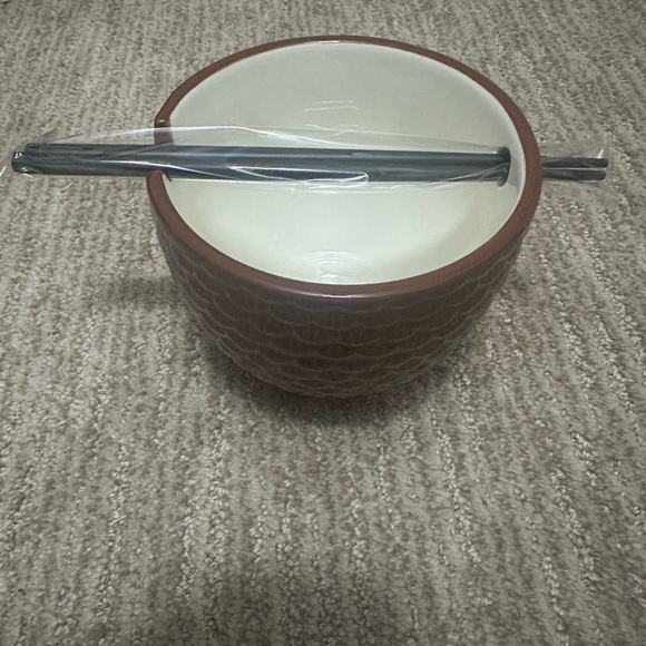 Owl Bowl with Chopsticks - Picture 4 of 4